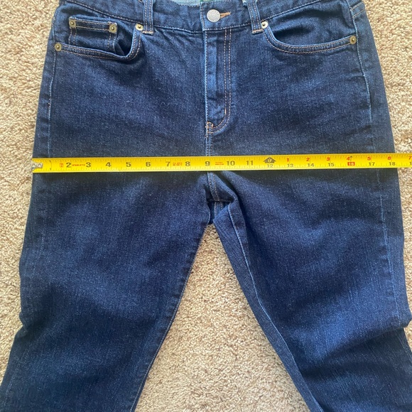 Lauren Ralph Lauren Jeans Bootcut sz 4 Dark Wash - Picture 9 of 11